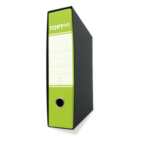 Registratore protocollo con custodia - dorso 8 cm - 23x33 cm TOPToo verde lime FMCRTP8VL